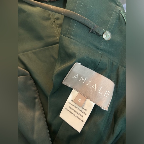 AMSALE - Nakai Hunter Green Dress - Picture 3 of 6